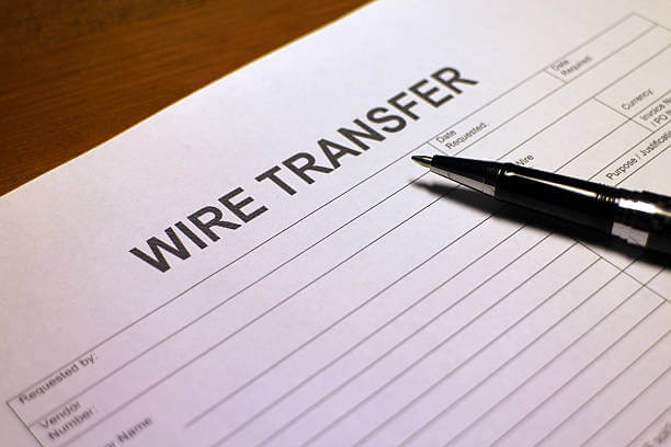 Provide the recipient's bank with the swift code to initiating wife transfer
