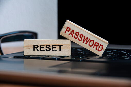 Reset your login info