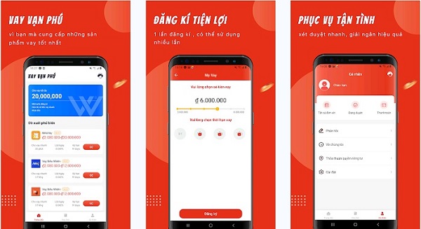 Quy trình vay nhanh online tại App vay Vạn Phú