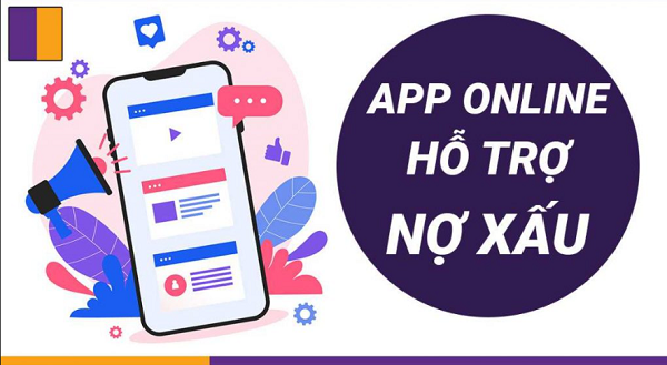 App vay tiền hỗ trợ nợ xấu.