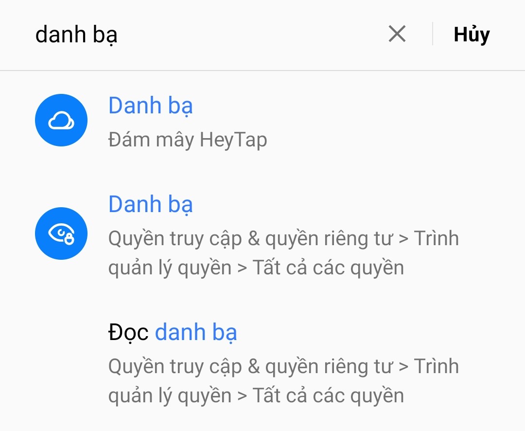 Chặn app vay tiền truy cập danh bạ