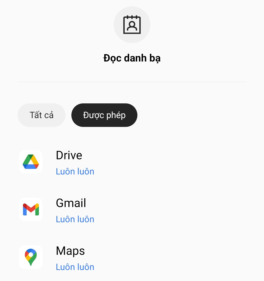 App vay tiền truy cập danh bạ