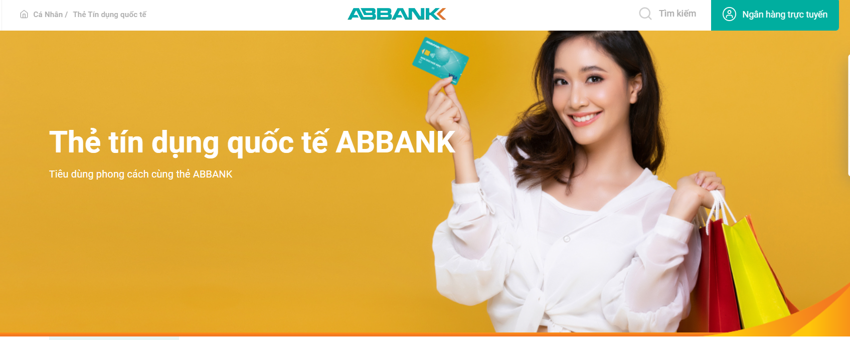 Thông tin về thẻ tín dụng ABBank