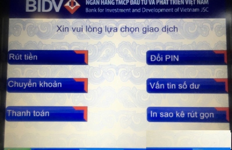 Hướng dẫn cách đổi mã Pin BIDV.