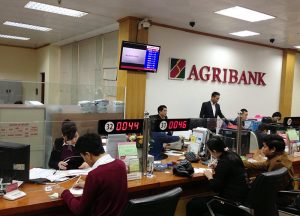 Khu vực hỗ trợ trực tiếp khách hàng của Agribank