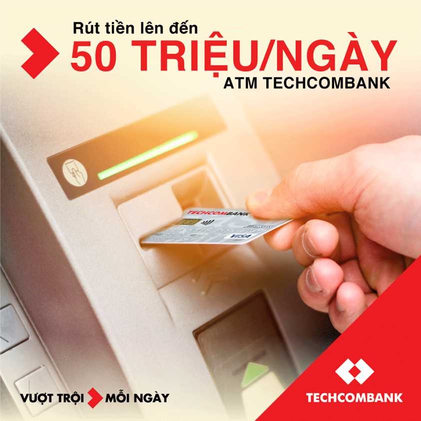 Kích hoạt thẻ Techcombank qua cây ATM
