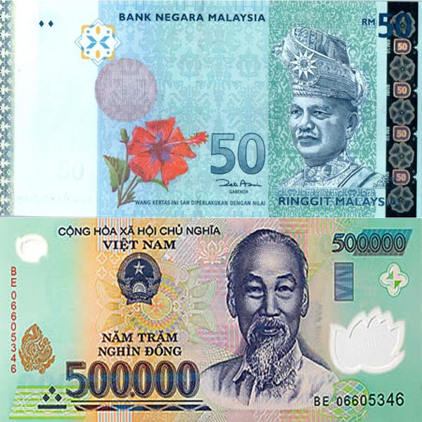 Có thể đổi đồng Ringgit ở đâu?