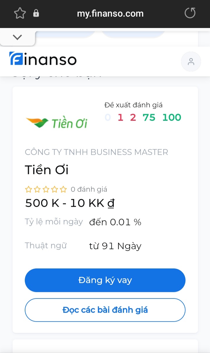 Bước 4 vay tiền nhanh online Finanso.