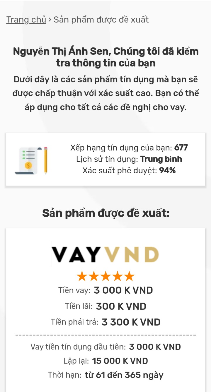 Bước 3 quy trình vay tiền nhanh tại Lemonza.