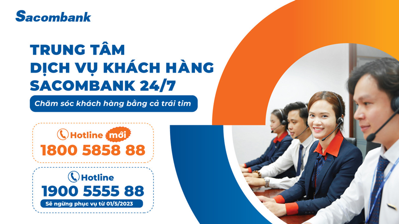 Cách thức liên hệ với Sacombank.