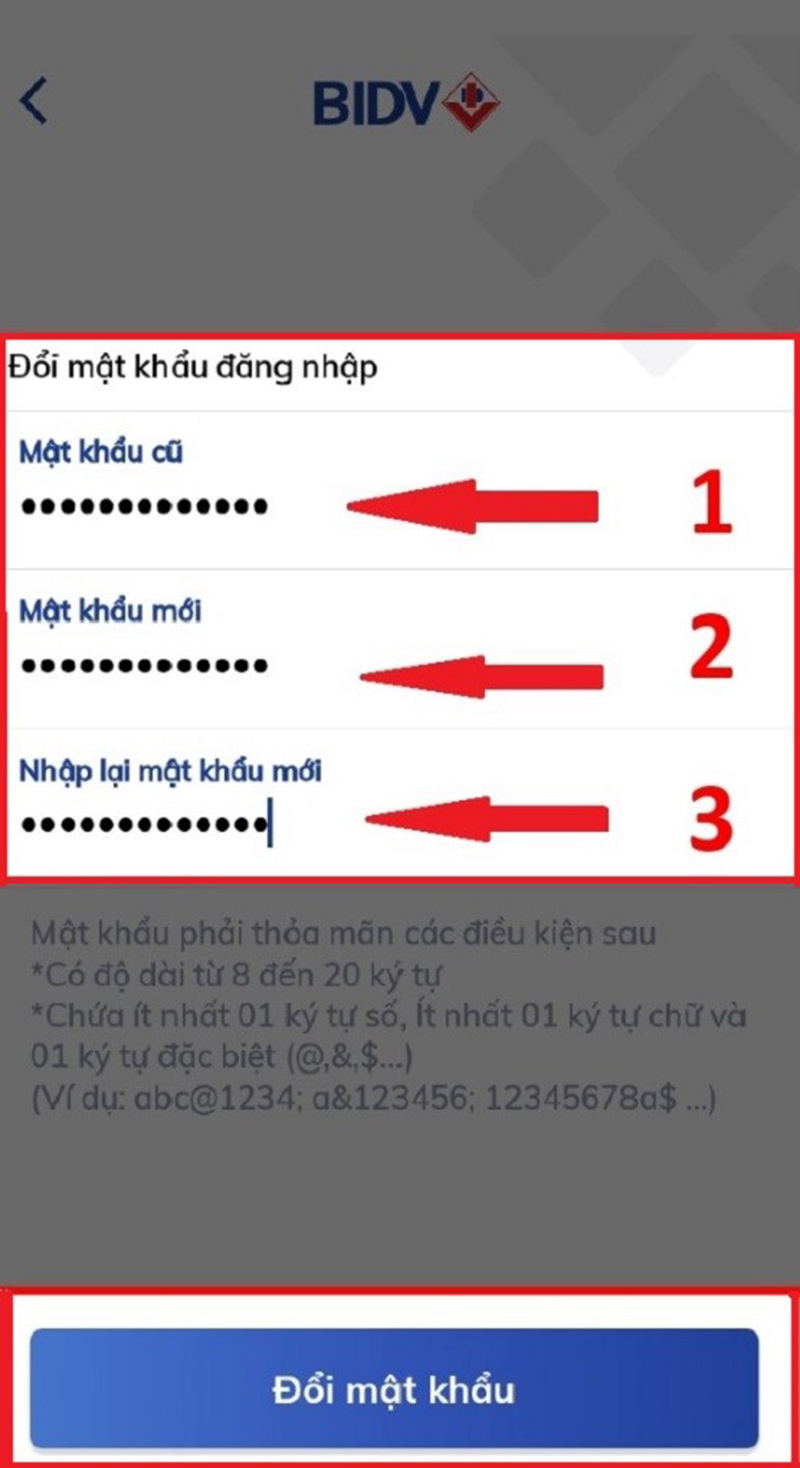 Vậy là quá trình thay đổi Pass đã hoàn tất.