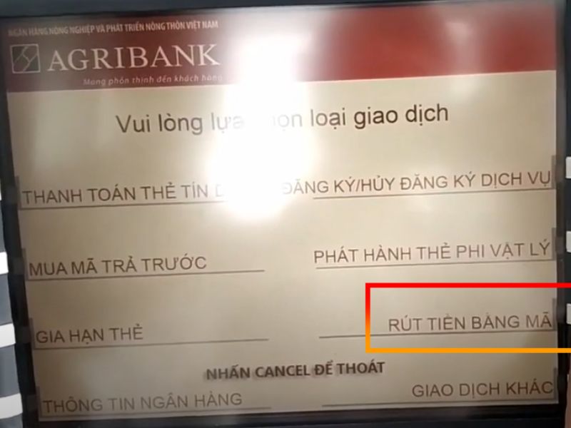 Cách rút tiền ATM Agribank bằng mã QR nhanh chóng, dễ dàng, bảo mật