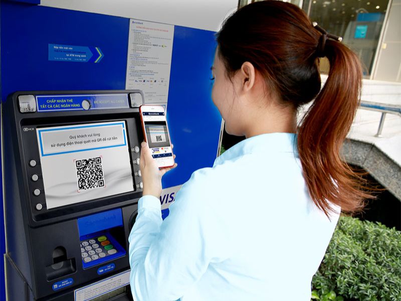 Cách rút tiền ATM Sacombank bằng mã QR nhanh chóng, tiện lợi