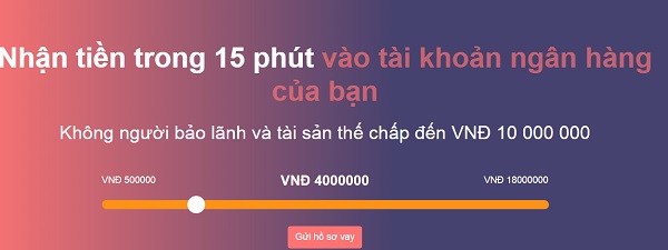 Điều kiện và thủ tục vay tiền mặt tại Sos credit