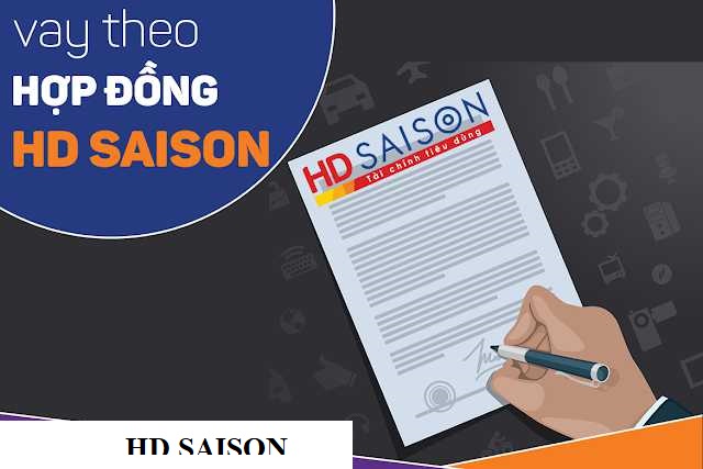 Vay tiền bằng hợp đồng HD Saison