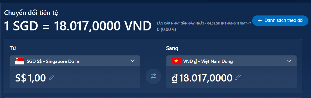 1 Đô Sing Bằng Bao Nhiêu Tiền Việt Nam - Tỷ Giá Hôm Nay! 10 1 đô Sing bằng bao nhiêu tiền Việt Nam.