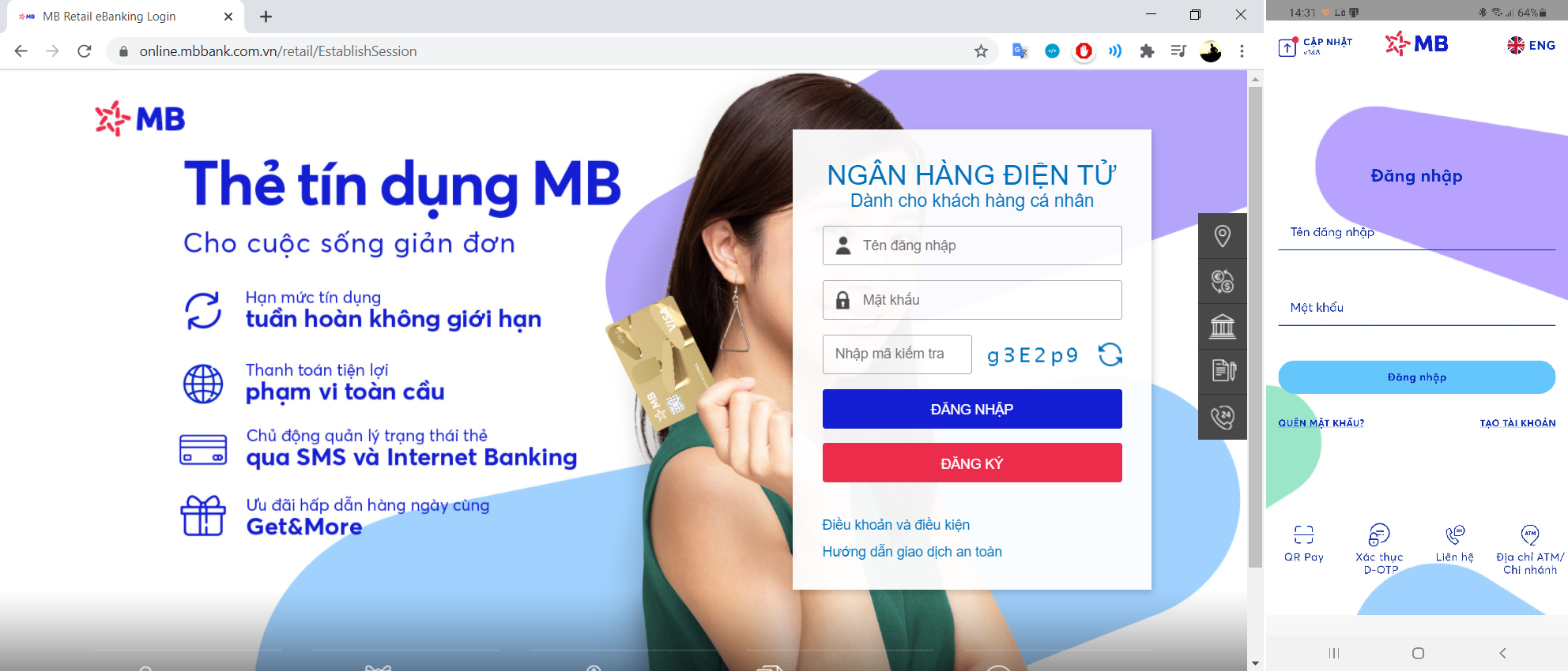 Cách nạp tiền vào MB Bank