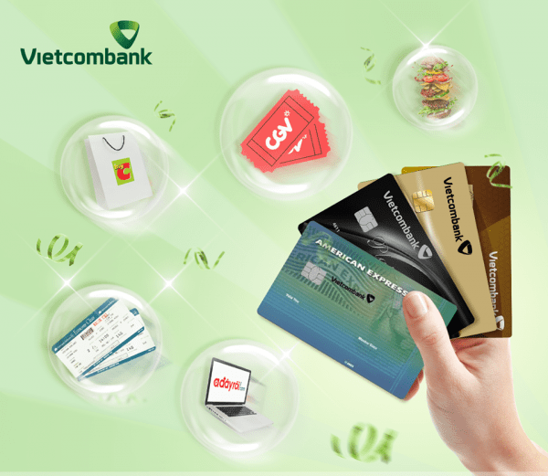 Thẻ ATM Vietcombank hỗ trợ hình thức thanh toán không cần tiền mặt