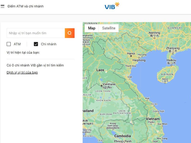 Tra cứu chi nhánh VIB qua website cực nhanh chóng chỉ với 3 bước