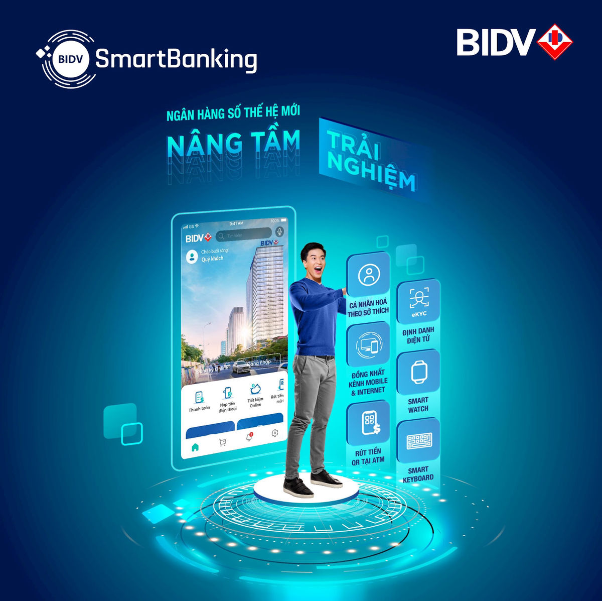 Hướng Dẫn Đăng Nhập Smart Banking Bidv Trên Điện Thoại Mới