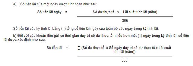 Cách tính lãi suất tiết kiệm tại MB Bank.