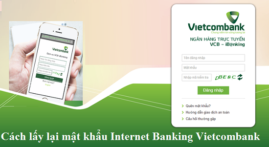 Phí cung cấp lại mật khẩu đăng nhập ngân hàng Vietcombank là bao nhiêu?