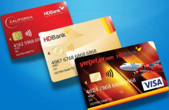 Các loại thẻ tín dụng HD Bank.