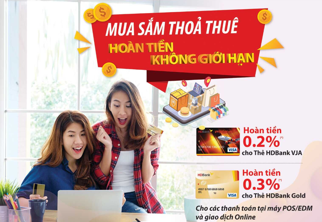 Lợi ích khi đăng ký mở thẻ tín dụng HD Bank.