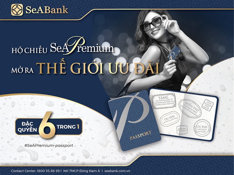 Thẻ tín dụng quốc tế SeAbank VISA PLATINUM