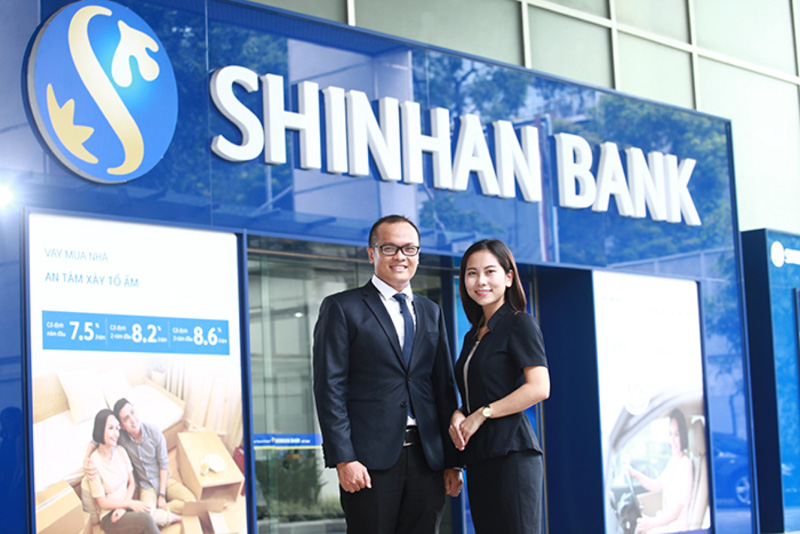 Ngân hàng Shinhan Bank là ngân hàng có vốn đầu tư 100% đến từ Hàn Quốc