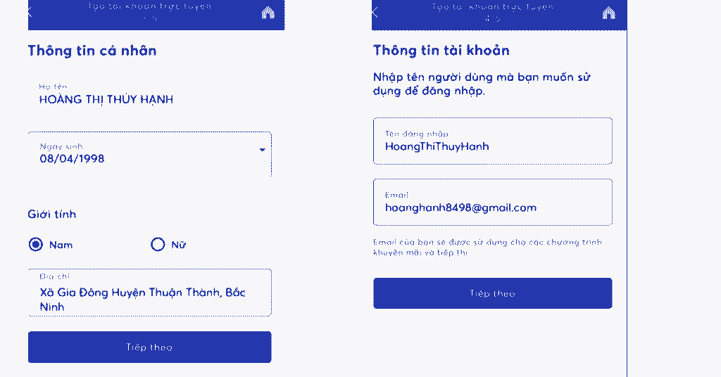 Lấy lại mật khẩu khi quên tên đăng nhập MB Bank ngay trên app Internet Banking.