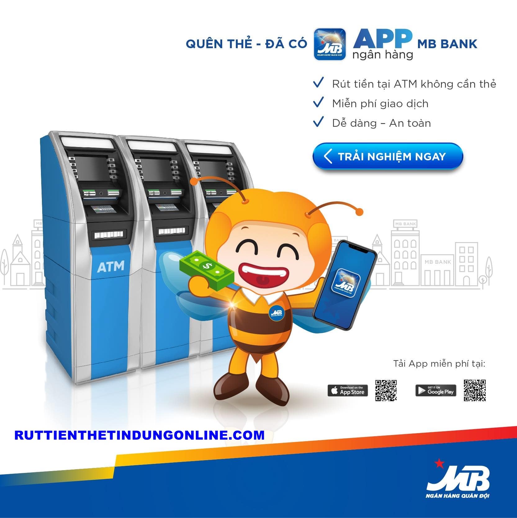 Những lưu ý khi rút tiền MB Bank.