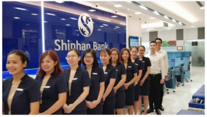 Bảng thông tin cơ bản về Shinhan Bank.