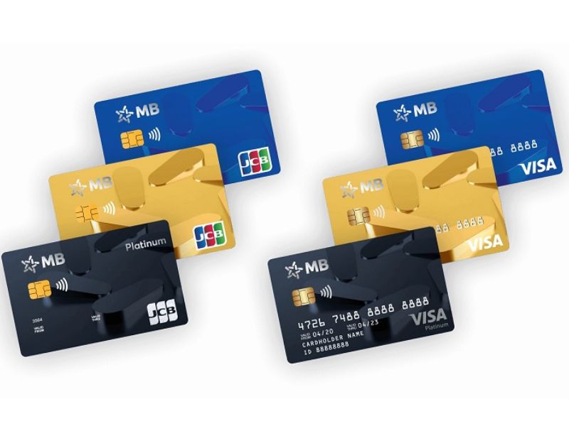 MB Bank phát hành nhiều loại thẻ khác nhau đáp ứng tốt nhu cầu sử dụng của khách hàng