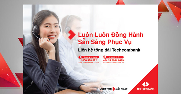 Được hỗ trợ từ ngân hàng 24/24 một cách nhiệt tình nhất.