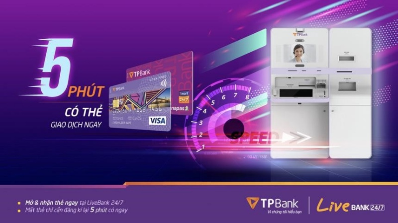 Đăng ký mở thẻ tại LiveBank 24/7