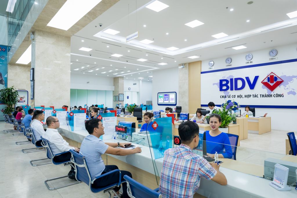 Hiện nay BIDV đang là doanh nghiệp đứng thứ 10 trong danh sách 1000