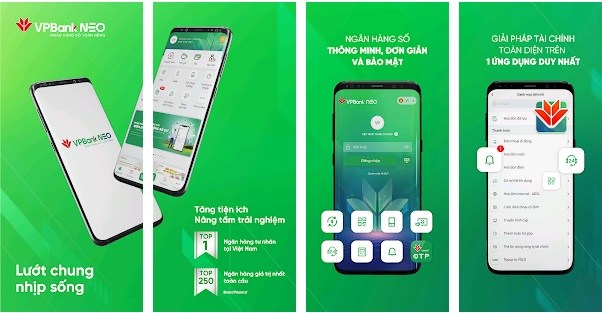 Hướng dẫn cài đặt ứng dụng VPBank NEO