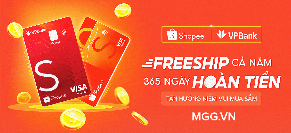 Shopee đã liên kết với VPBank và Visa để cho ra đời dịch vụ thẻ tín dụng