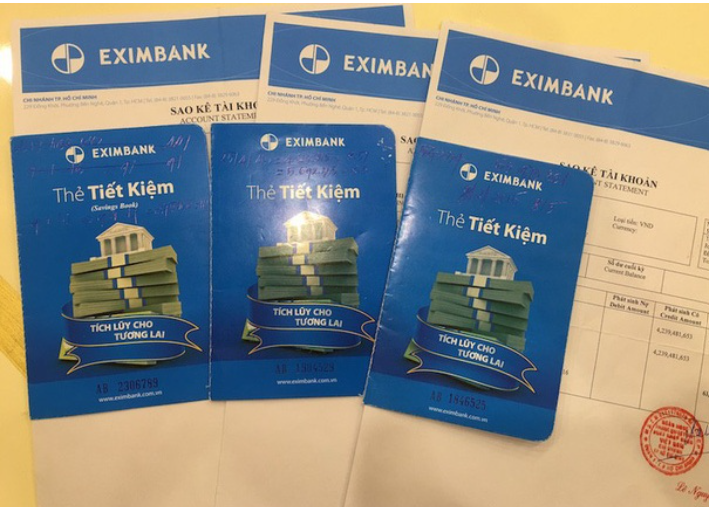 Lãi suất tiền gửi tiết kiệm ngân hàng Eximbank.