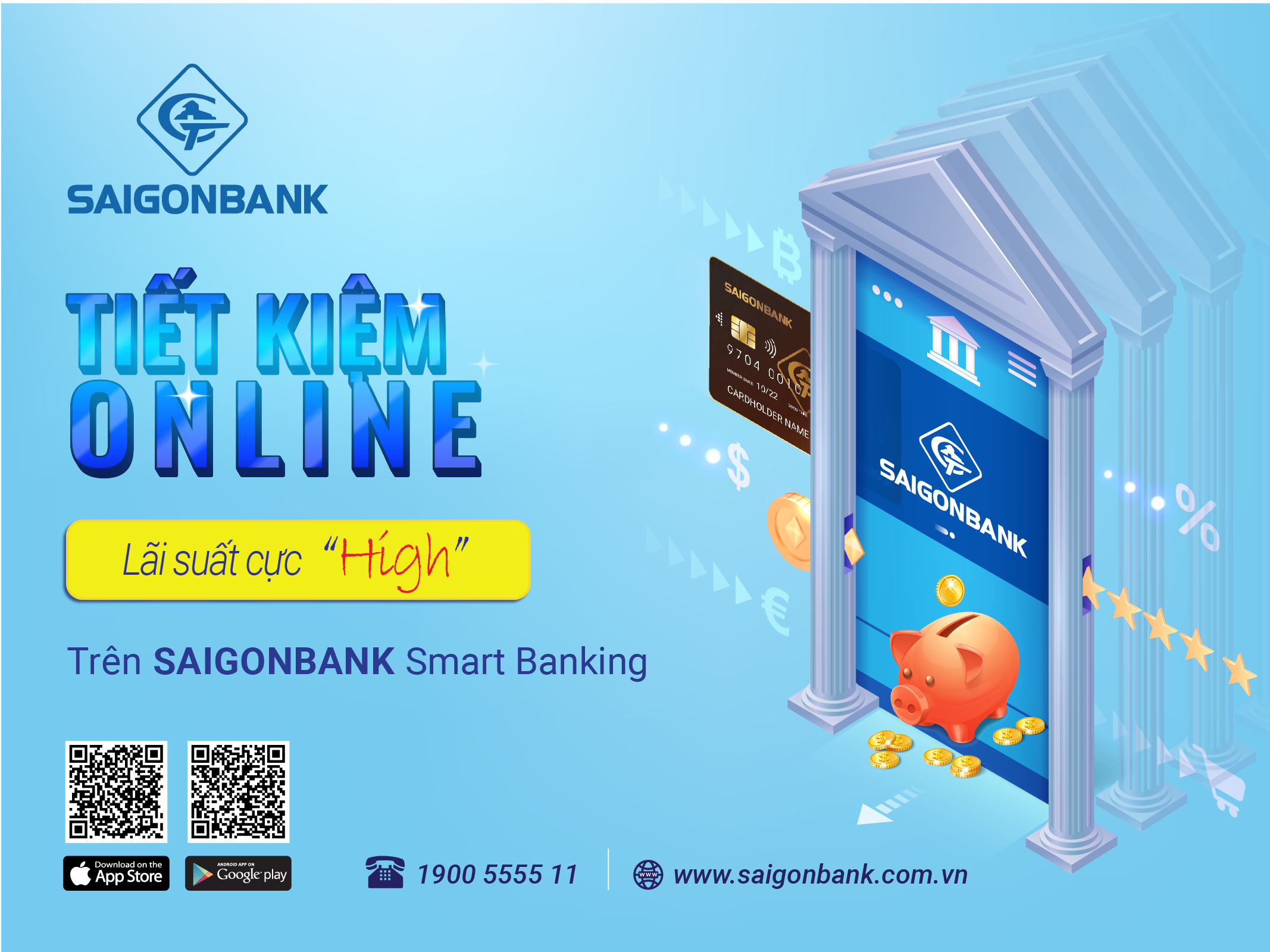 Lãi suất tiền gửi Saigonbank mới nhất 2022