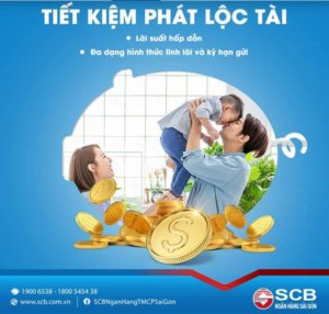 Lãi suất tiền gửi tiết kiệm ngân hàng SCB cập nhật mới nhất.