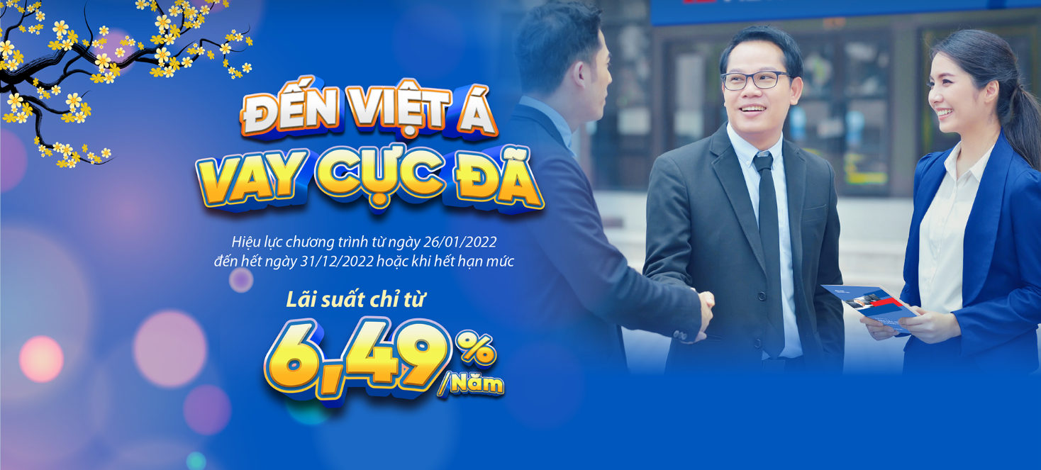 Lãi suất ngân hàng Việt Á dịch vụ tiền gửi tiết kiệm khách hàng doanh nghiệp ngân hàng VietABank.