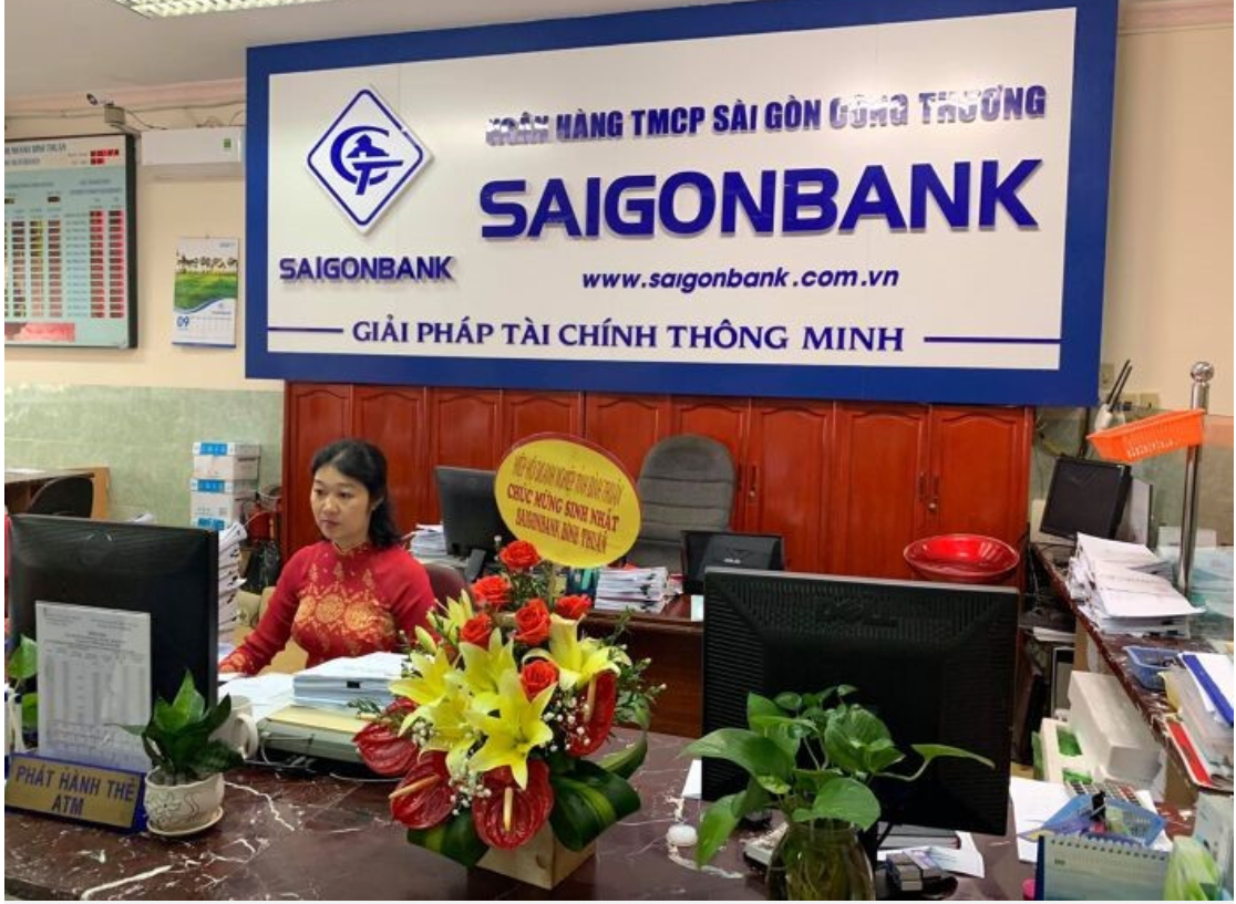 Cơ cấu tổ chức của ngân hàng Saigonbank.