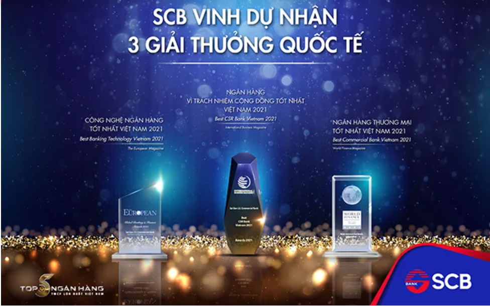 Những giải thưởng SCB đạt được.