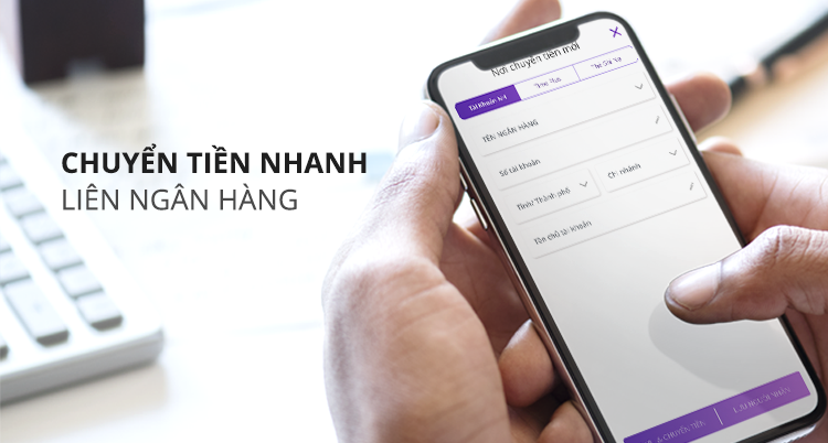 Chuyển tiền online là hình thức chuyển khoản qua Internet Banking và Mobile Banking