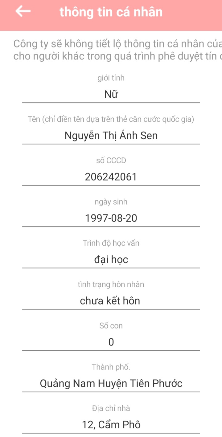 Bước 3 vay tiền online Sieu thi vay.