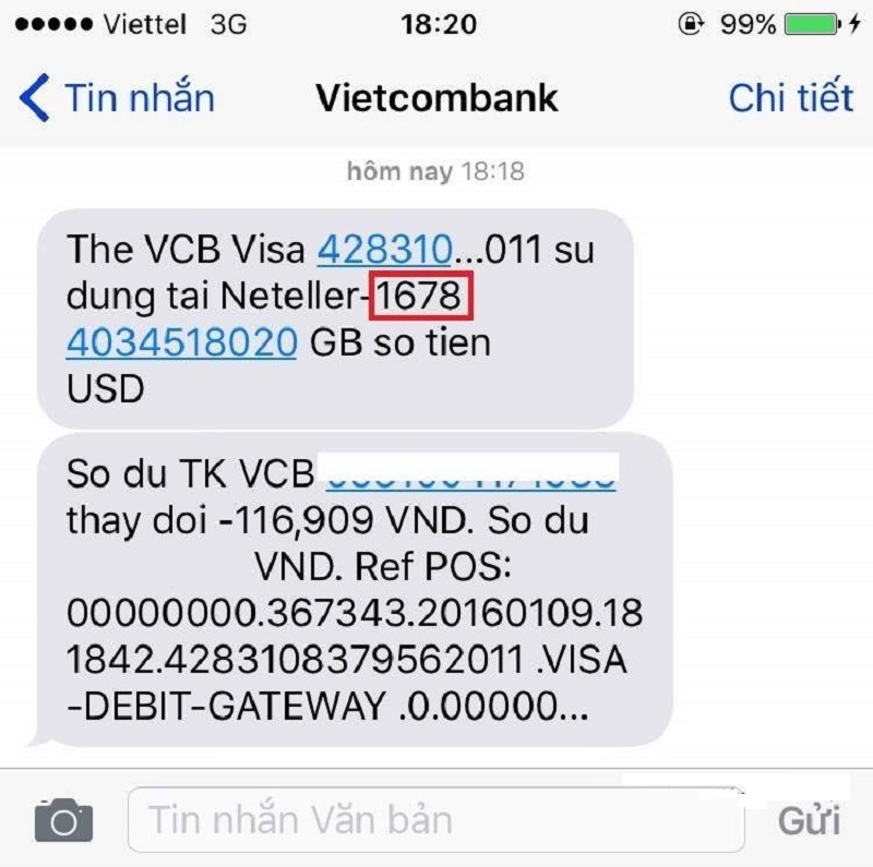 Không chia sẻ nội dung tin nhắn SMS Banking với bất kỳ ai