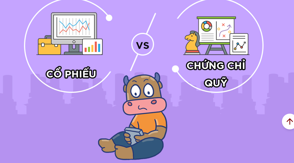 Phân biệt chứng chỉ quỹ và cổ phiếu.