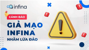 App Infina cảnh báo lừa đảo.